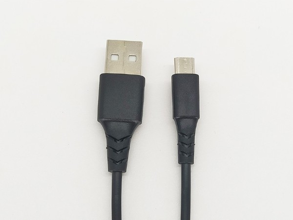 黑色PVC Micro USB數(shù)據(jù)線，安卓數(shù)據(jù)線定制廠家